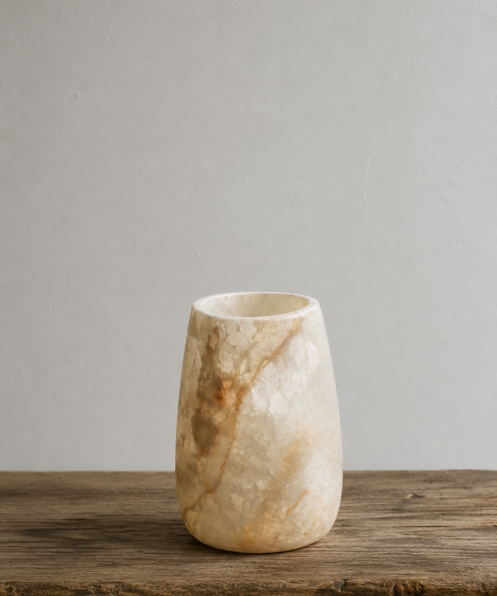 Alabaster stone vase no.2