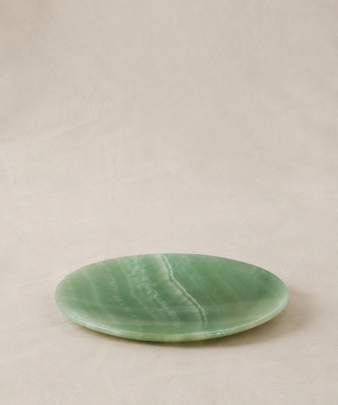 Alabaster oval plate