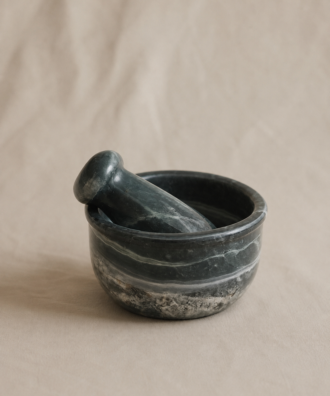 Alabaster mortar & pestle