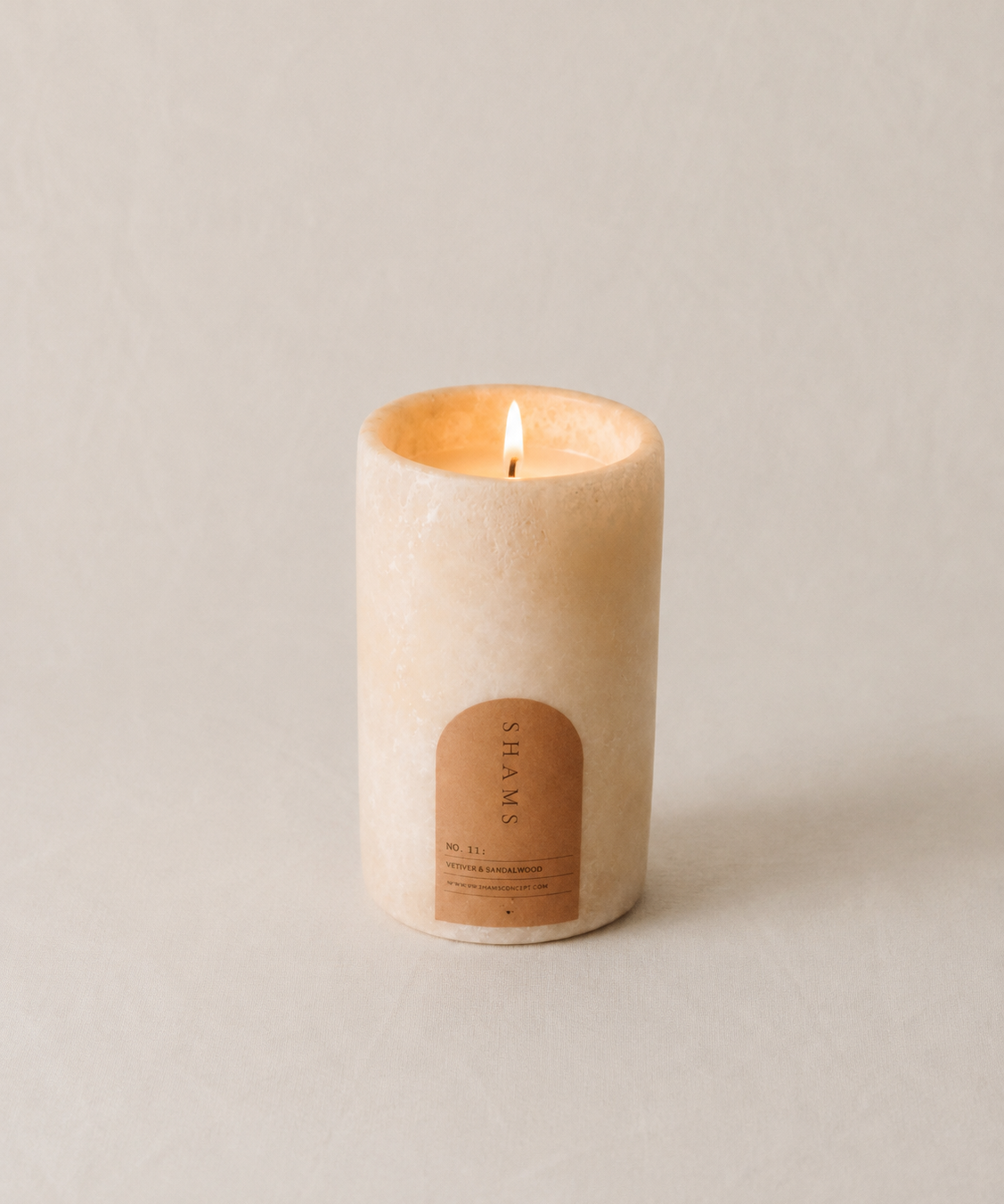 Alabaster scented candle