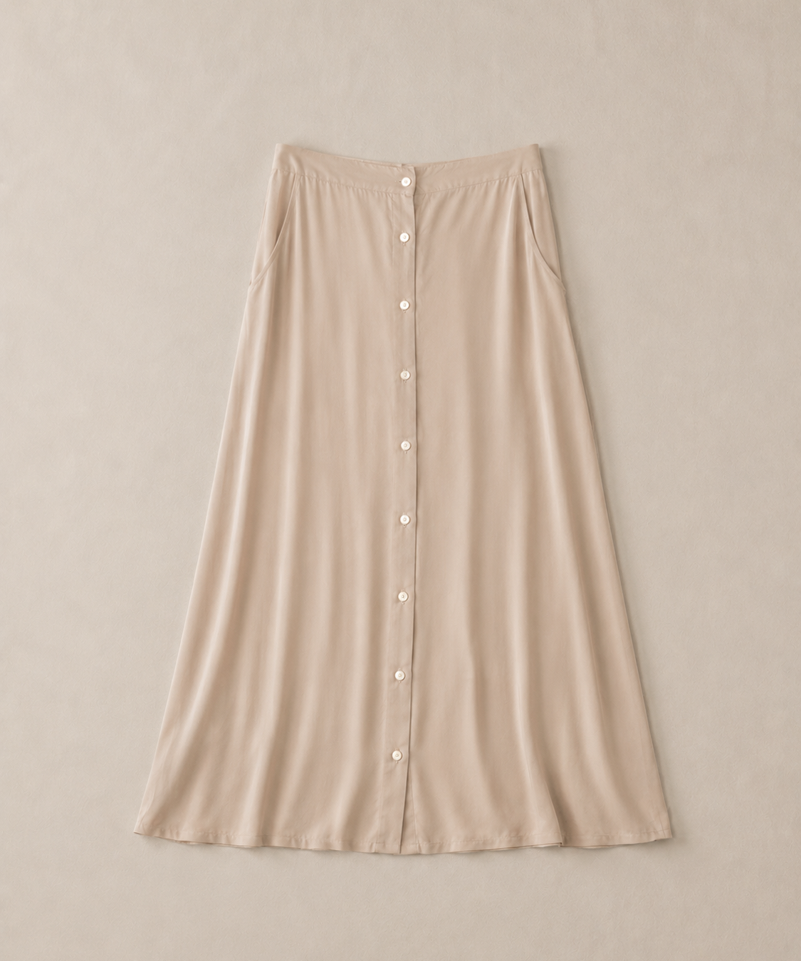 Buttoned Skirt