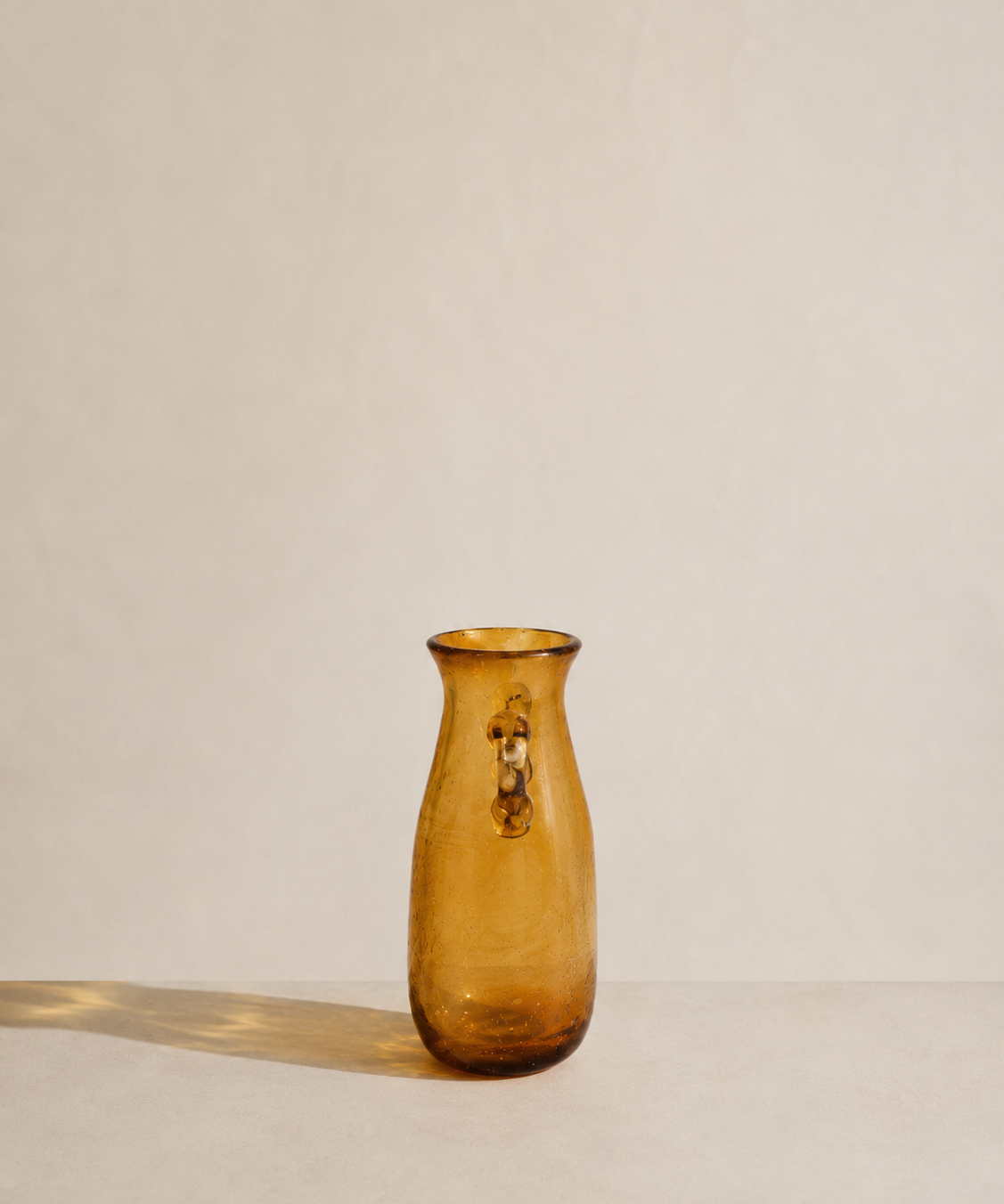 no.2 Raw glass vase in blue