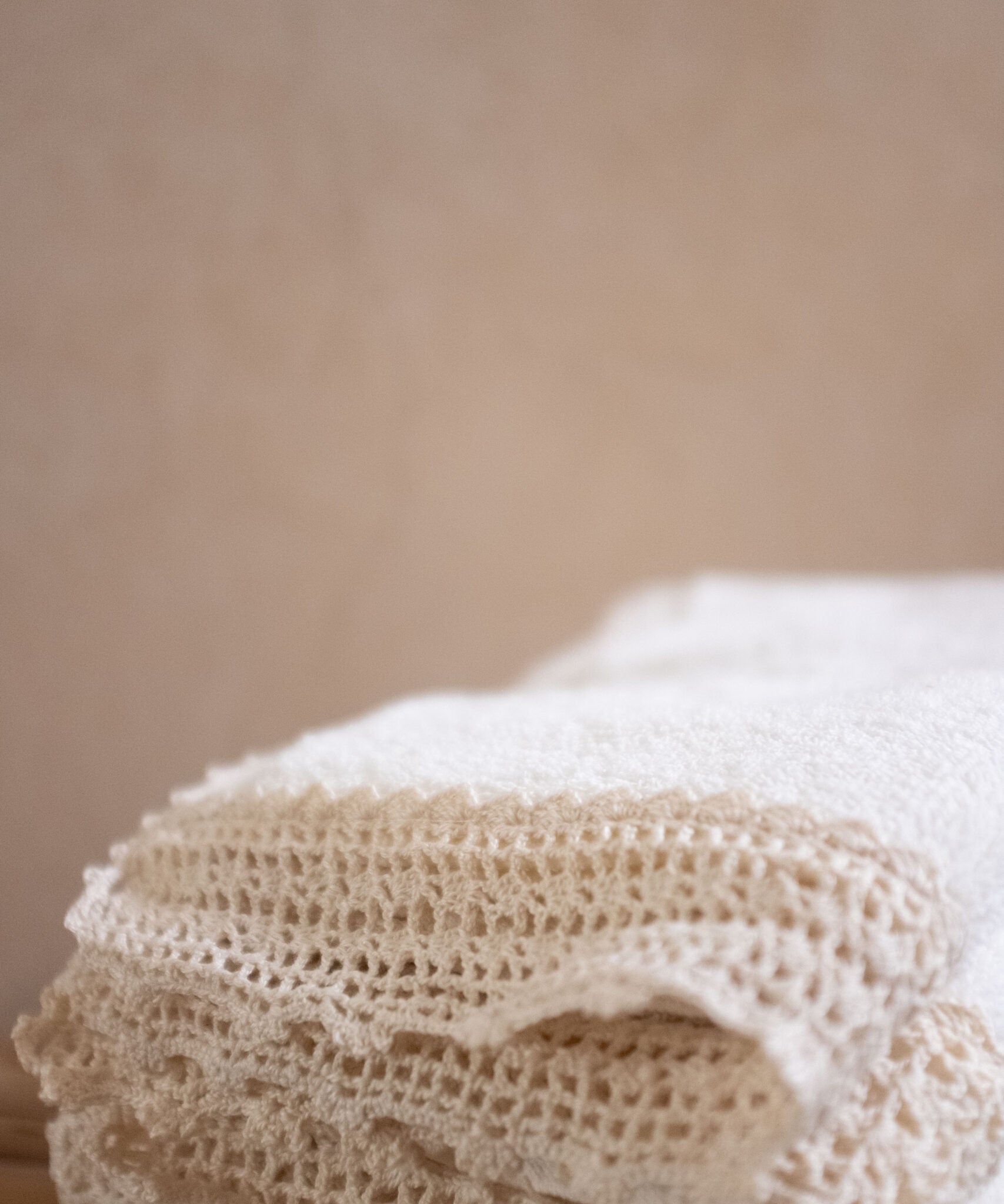 Egyptian cotton knitted towel