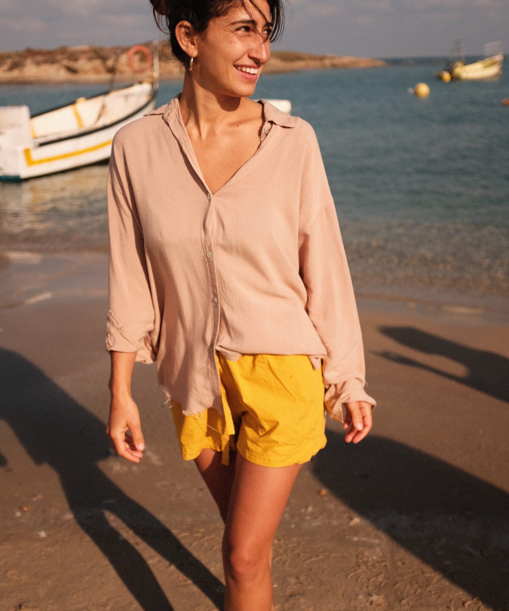 Cropped Buttoned Shirt