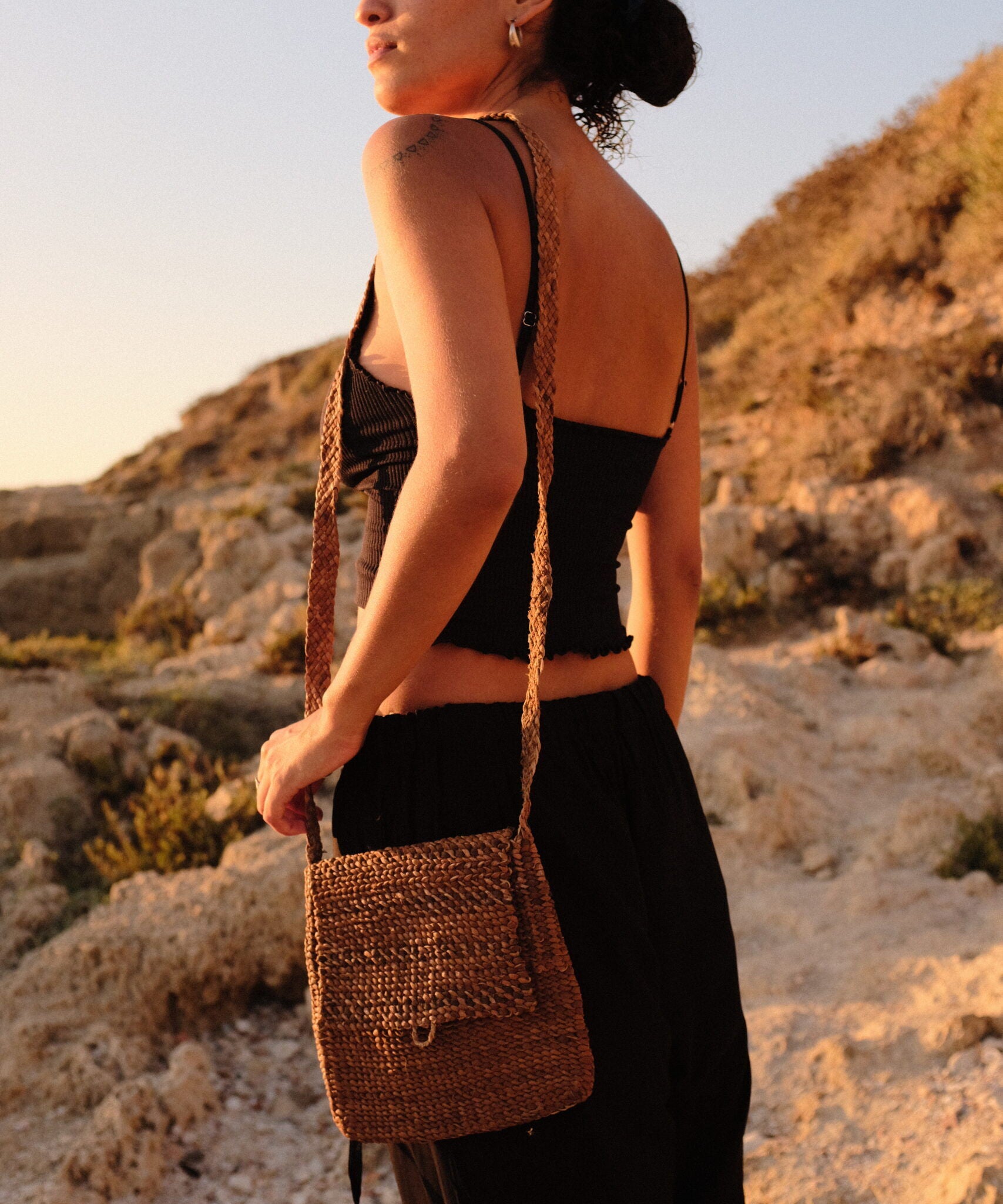 Shalateen leather bag