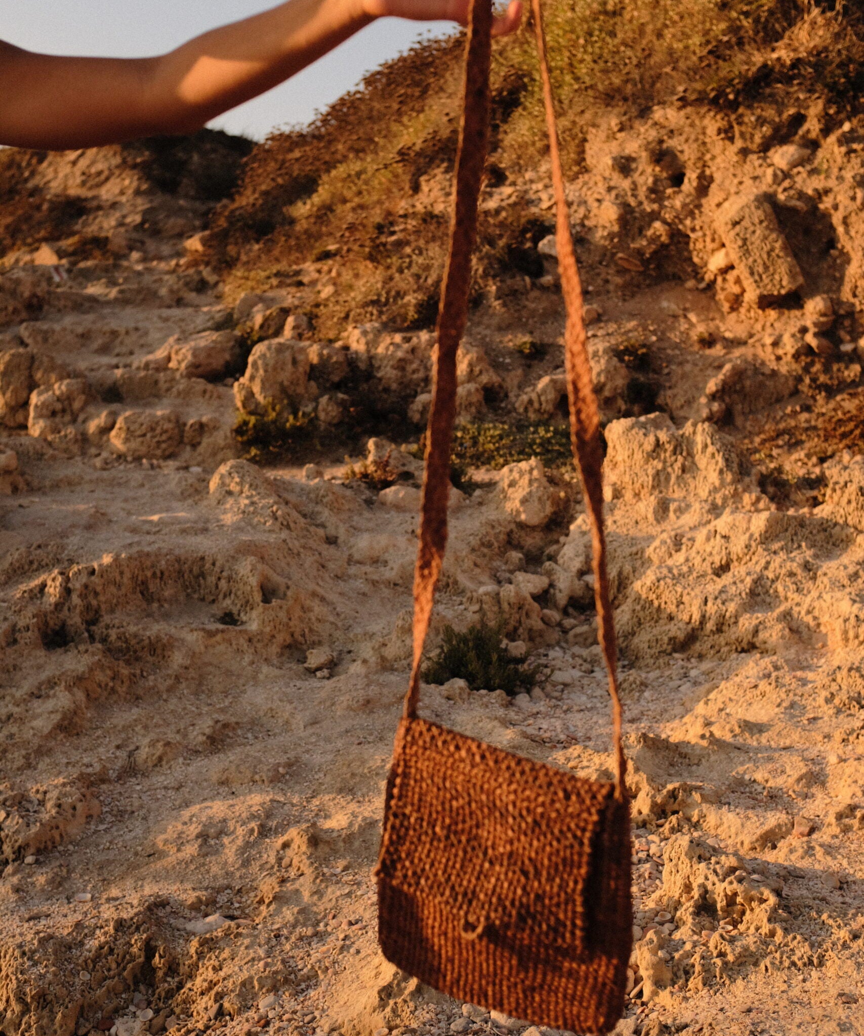 Shalateen leather bag