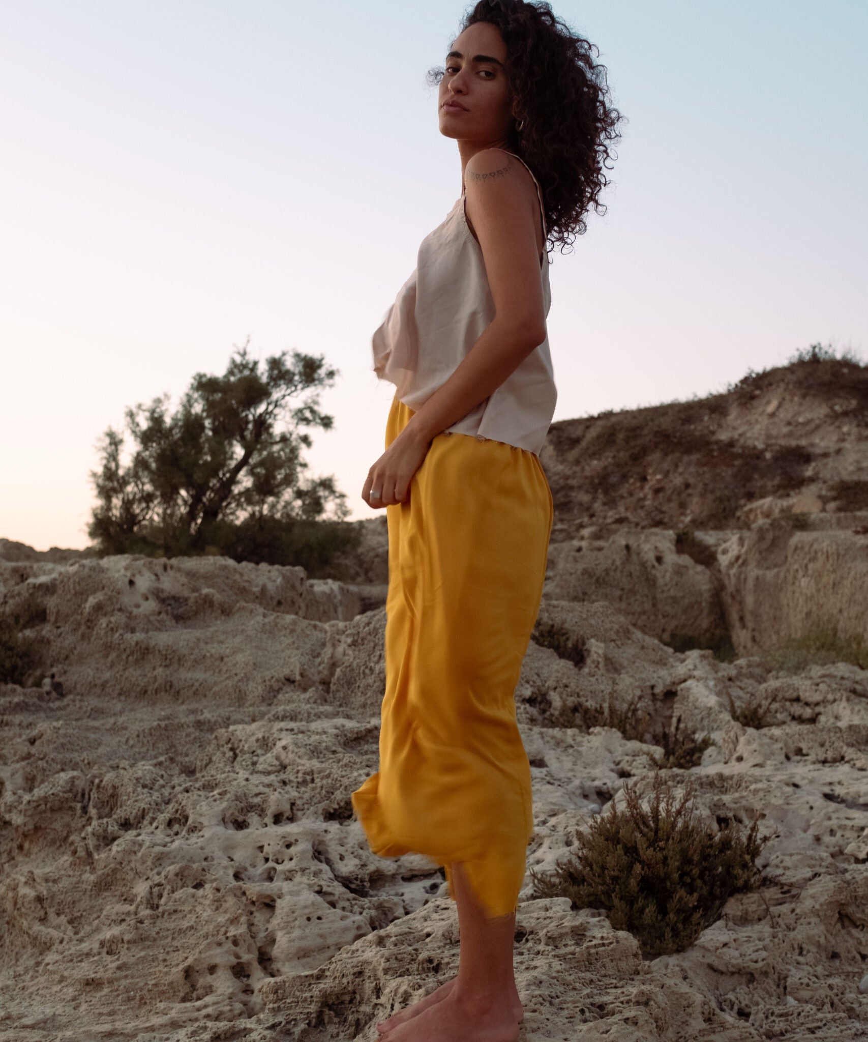 Cropped skirt