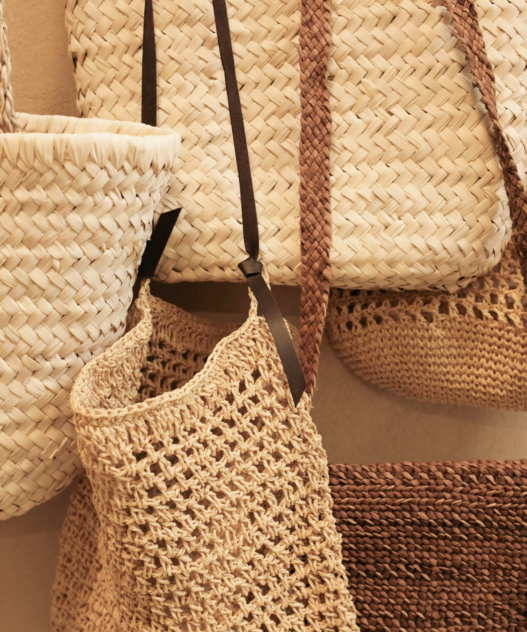 Breezy raffia bag in natural