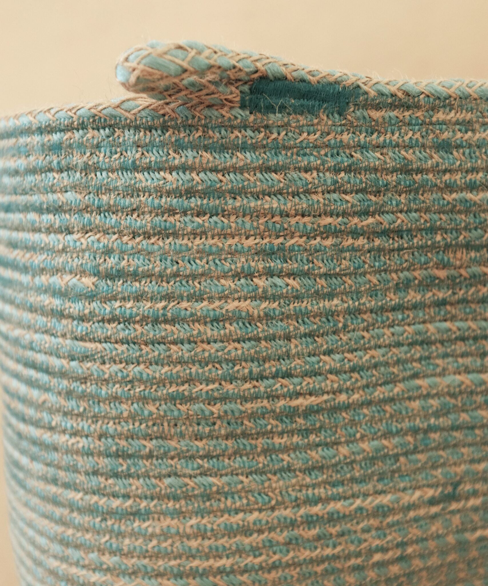 Woven Large Basket in blue