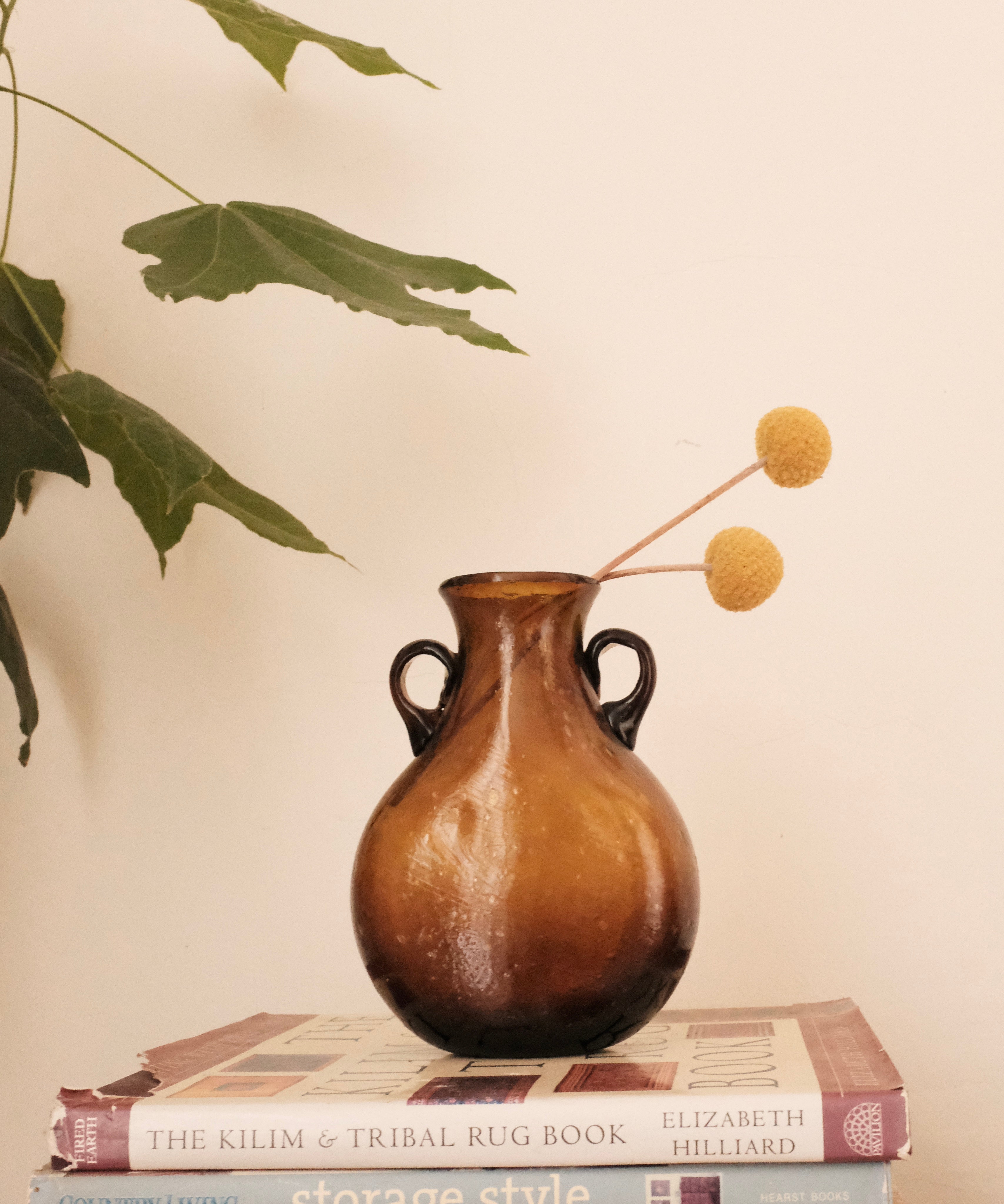 Raw glass vase no.2