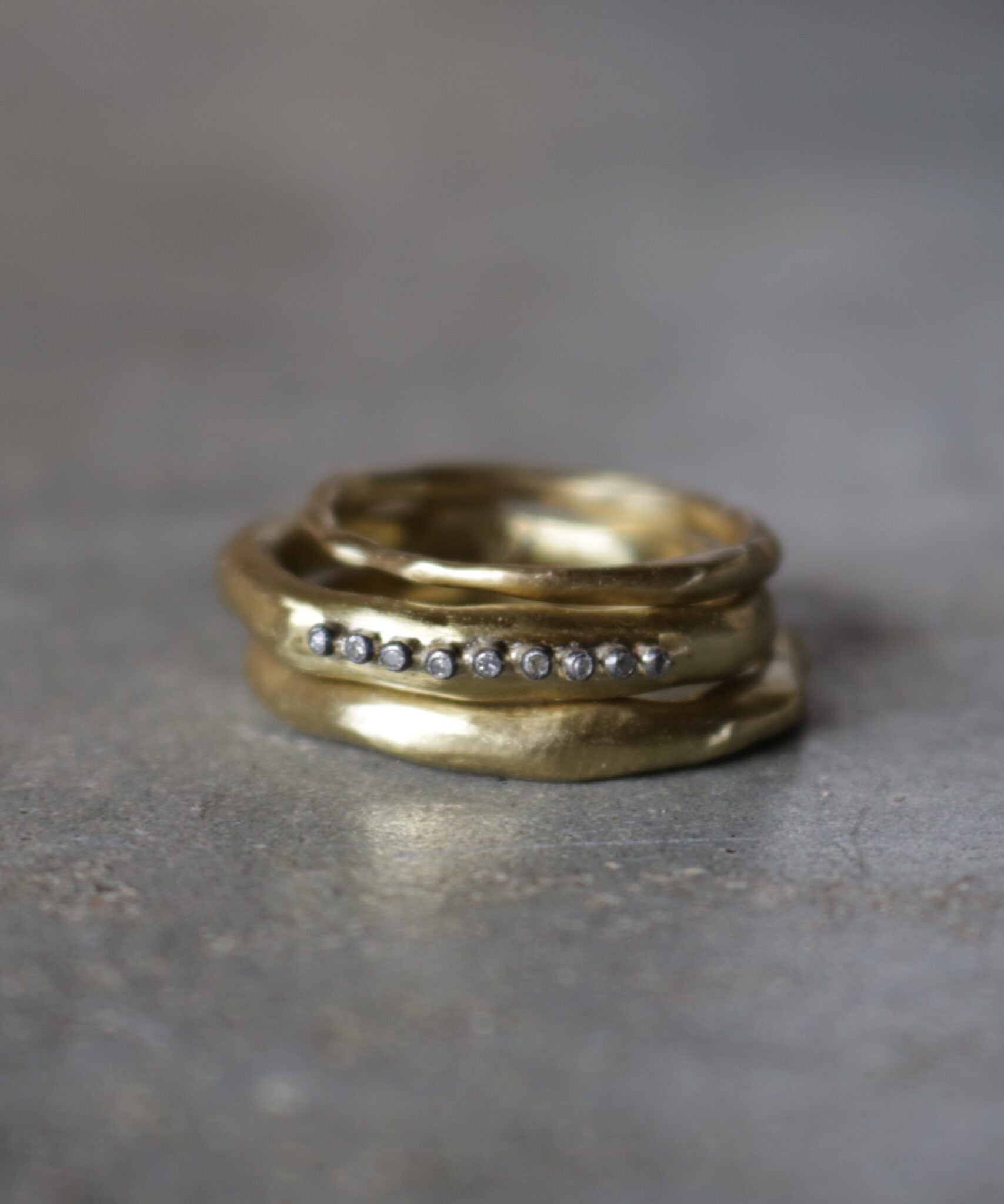 Raw copper ring no.4