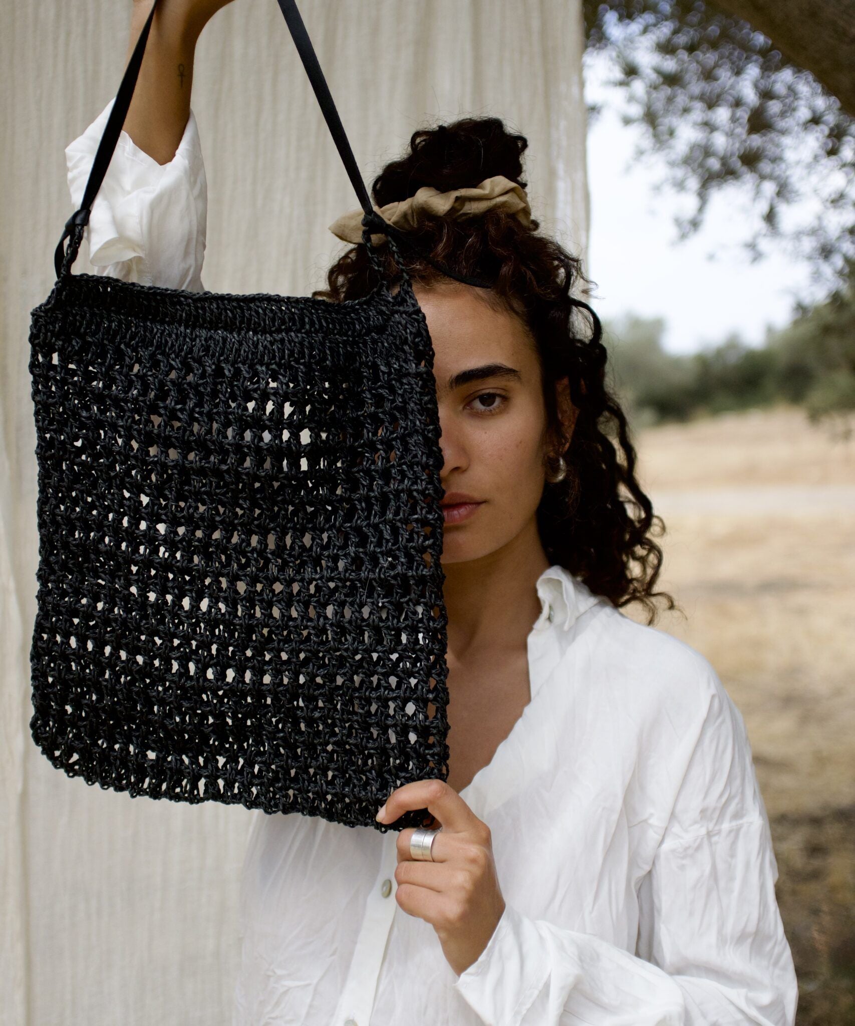 Breezy raffia bag