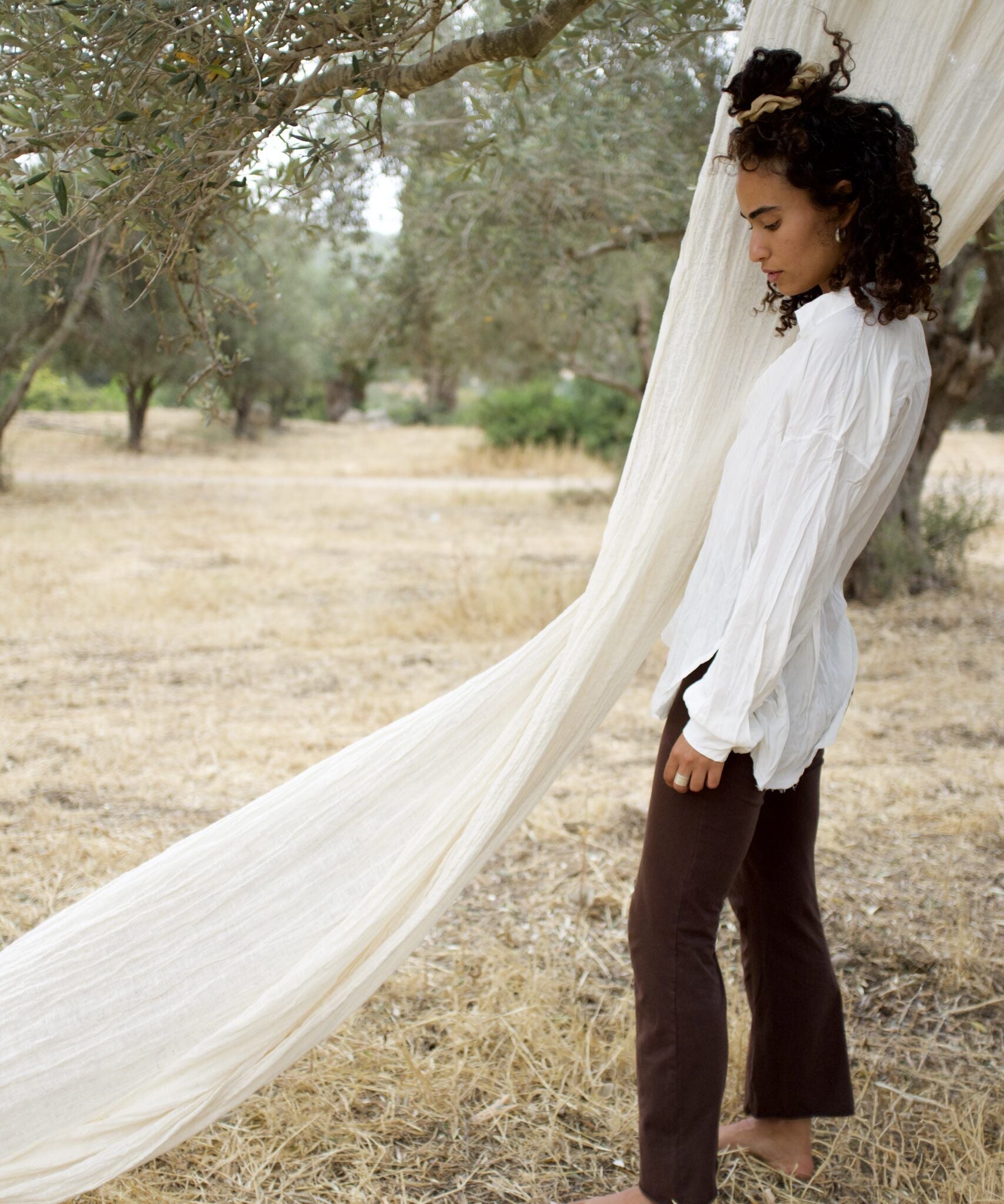Cropped Buttoned Shirt