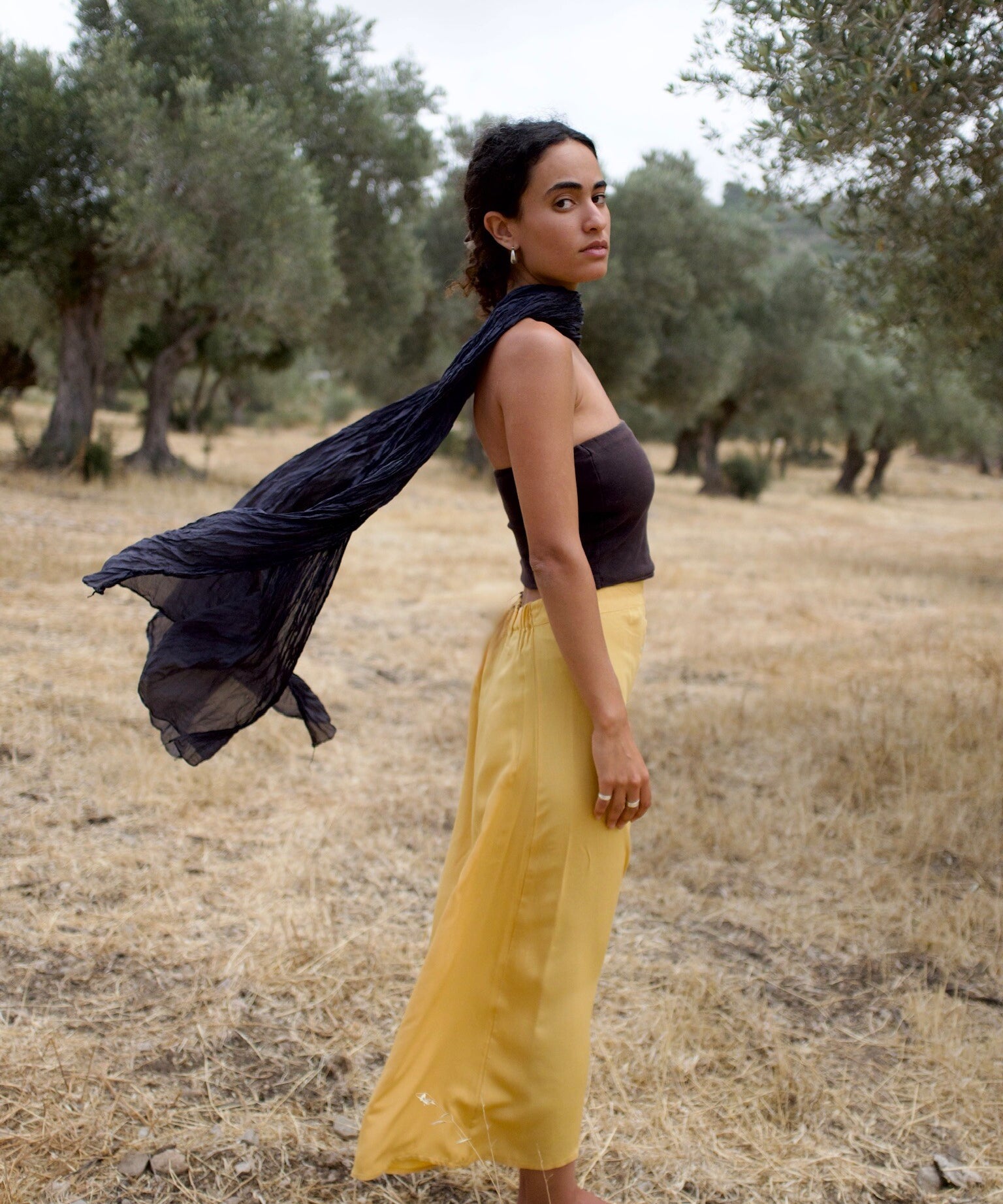 Buttoned Skirt