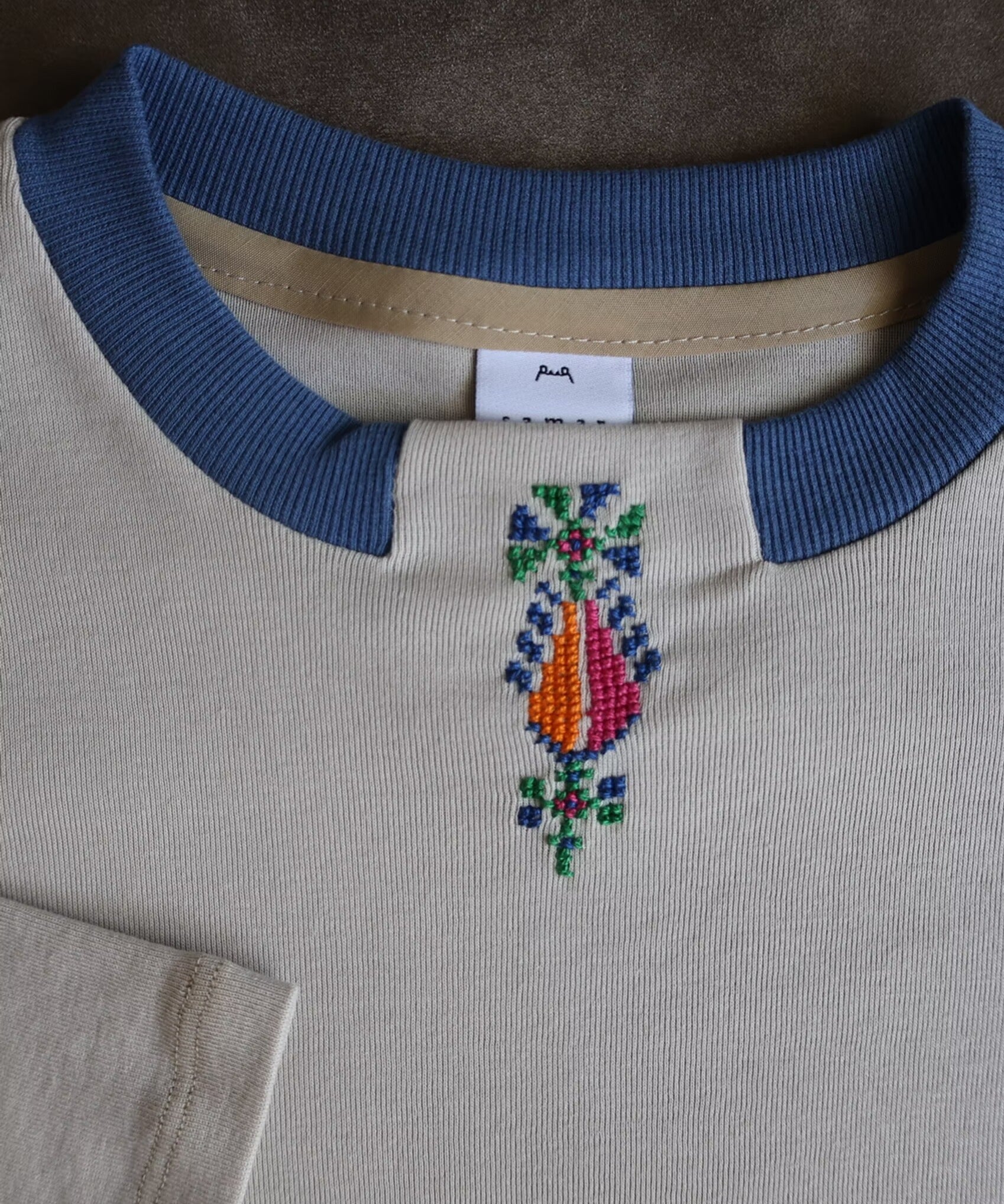 Hand-Embroidered tee