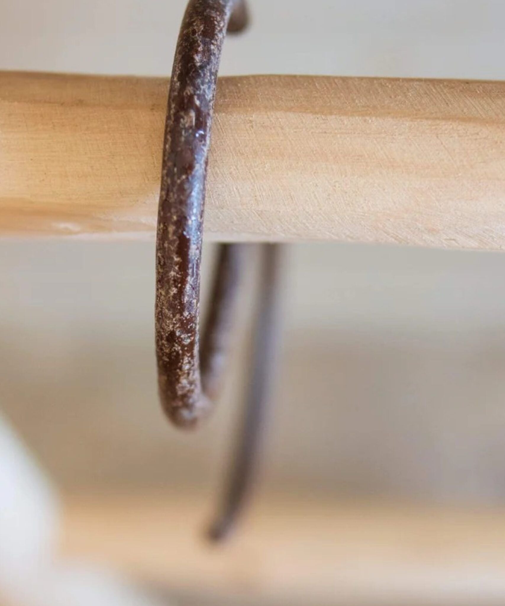 Rusty S hook hanger